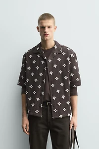 CHEMISE JACQUARD TEXTURÉE
