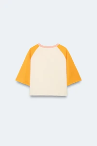 2-14 YEARS/ CONTRAST RAGLAN SLEEVE T-SHIRT LIMITED EDITION