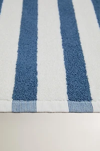TWO-TONE STRIPED BATH MAT
