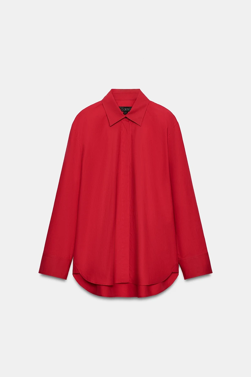 ZW COLLECTION POPLIN SHIRT