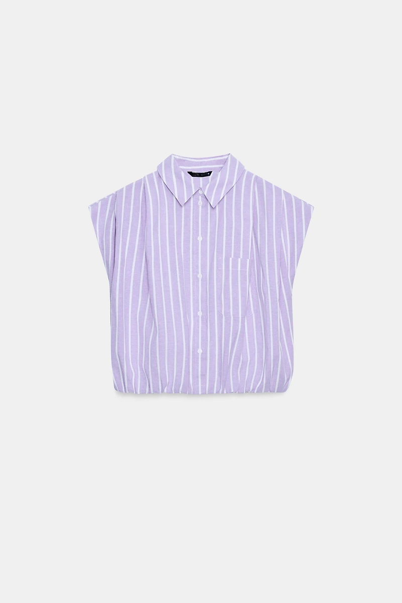 SHORT STRIPED SHIRT