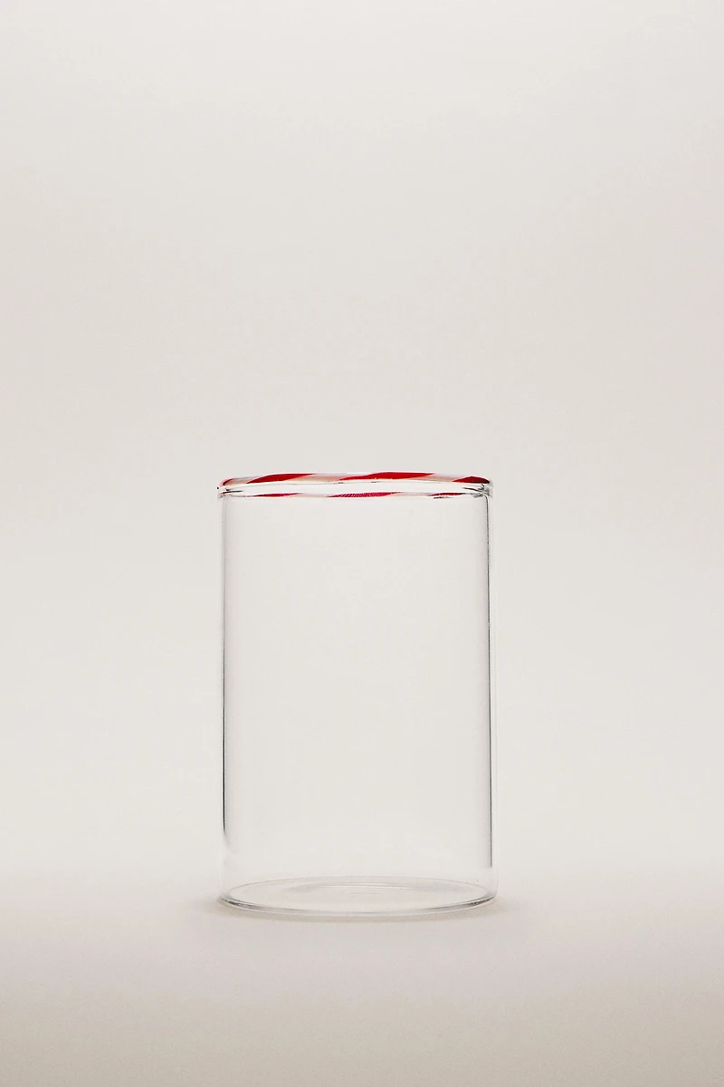 GOBELET BOROSILICATE CANNE À SUCRE NOËL