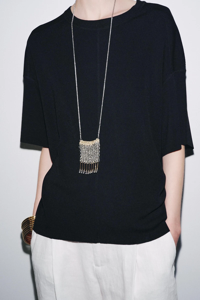OVERSIZED BASIC KNIT TOP