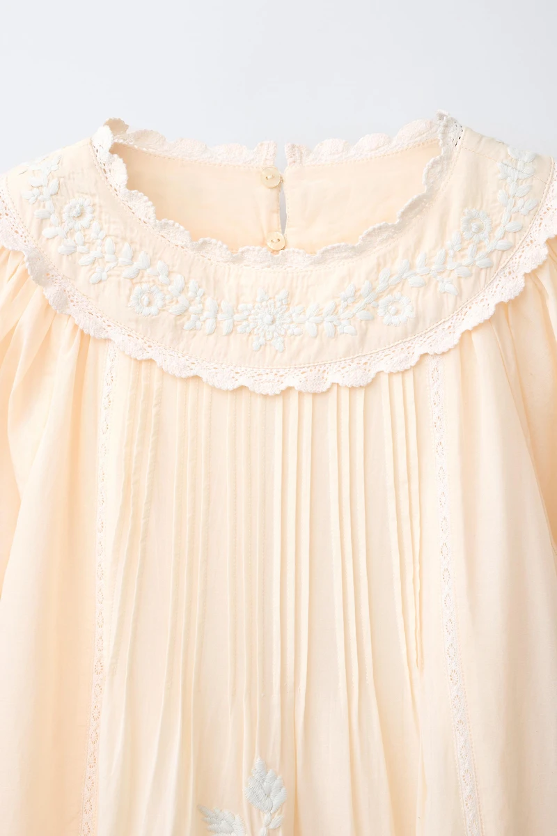 EMBROIDERED DRESS