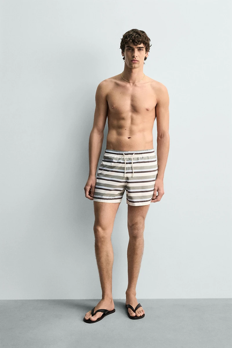 MID-STRIPE SWIMSUIT