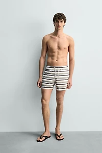 MID-STRIPE SWIMSUIT