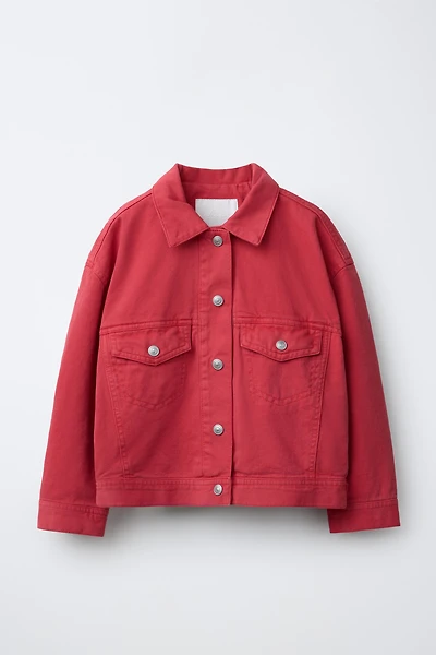BLOUSON EN SERGÉ UNI