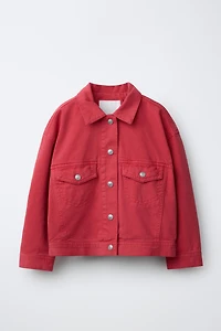 BLOUSON EN SERGÉ UNI
