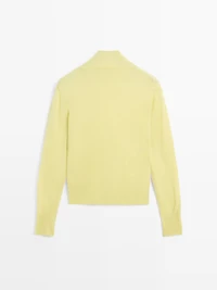 100% wool knit mock turtleneck sweater - STUDIO