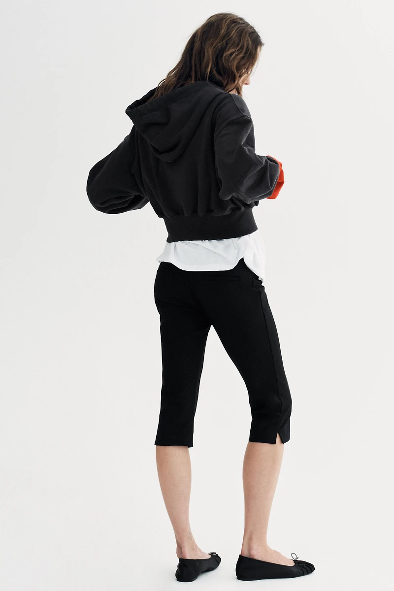 TEXT SWEATSHIRT WITH SHINY DETAILS
