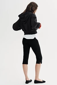 TEXT SWEATSHIRT WITH SHINY DETAILS