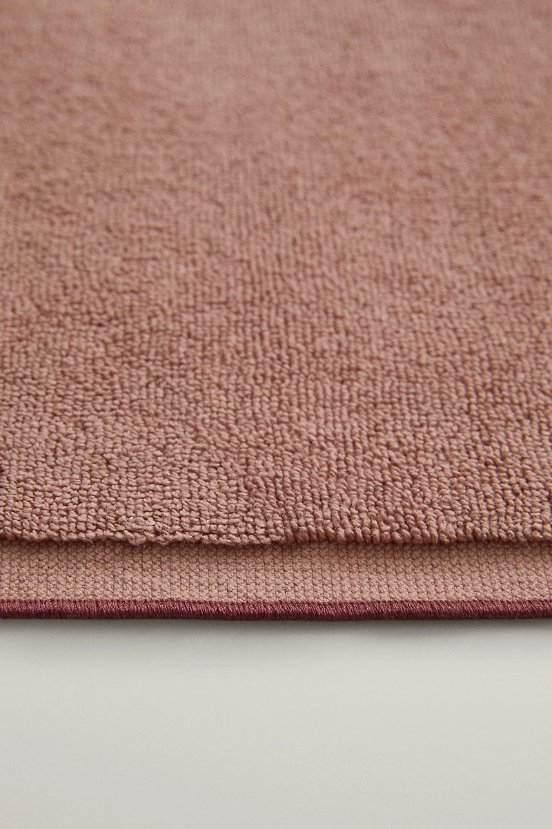 OVERLOCK COTTON BATH MAT