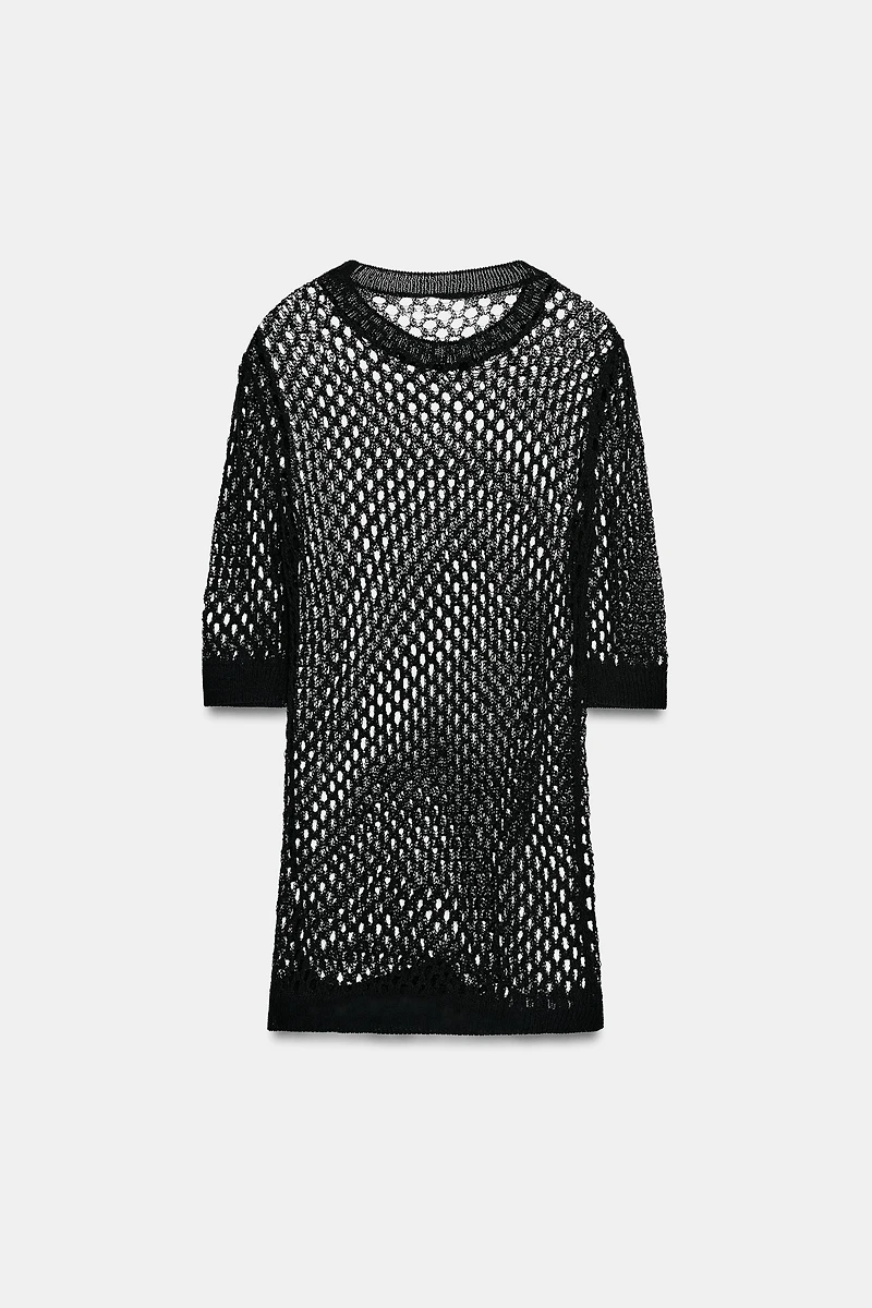 OPENWORK KNIT SWEATER