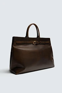 LEATHER HANDBAG
