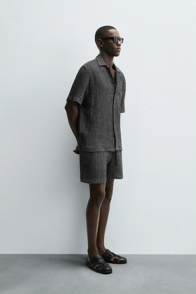 JACQUARD TEXTURED SHIRT