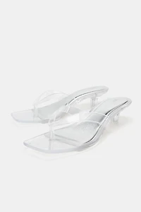 VINYL STRAP SANDALS