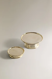 CHRISTMAS SHINY PORCELAIN TEALIGHT HOLDER