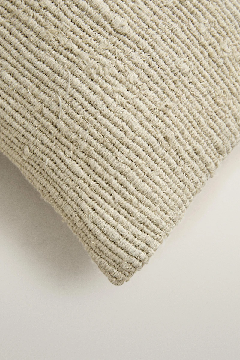 WOVEN THROW PILLOW COVER