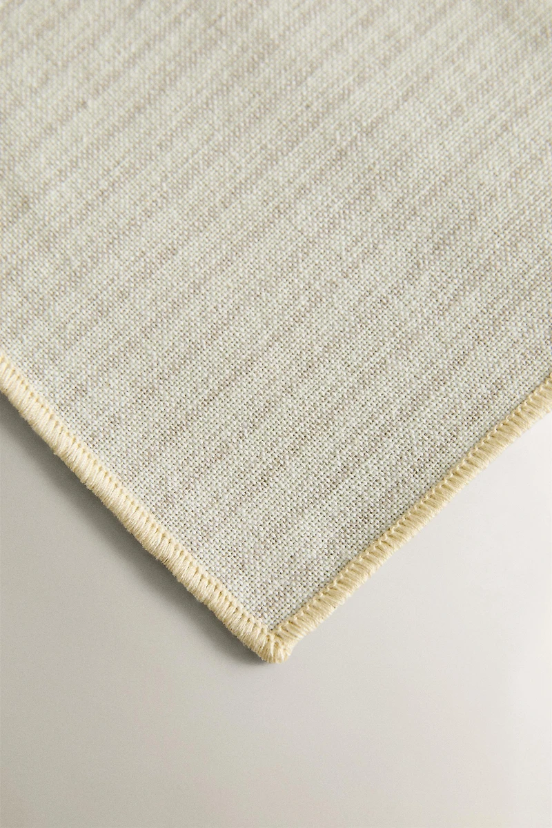 PACK OF STRIPED OVERLOCK NAPKINS (PACK OF 2)
