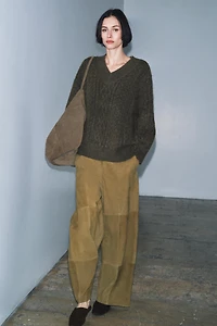 OVERSIZED CABLE KNIT JUMPER