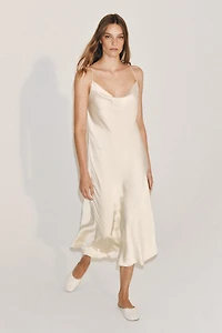 SATIN LINGERIE STYLE DRESS ZW COLLECTION