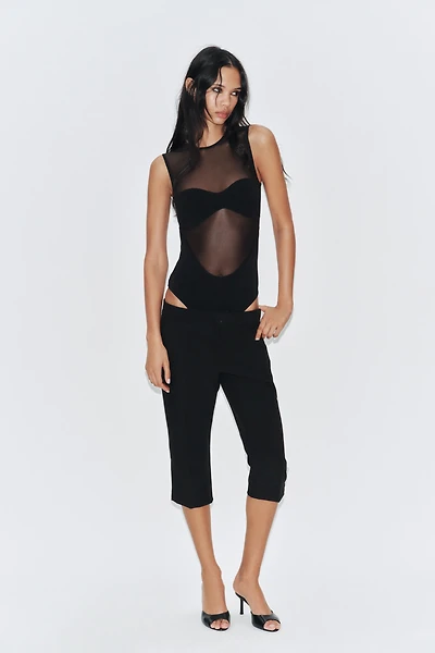 COMBINATION TULLE BODYSUIT