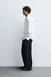 CRINKLED EFFECT SHIRT