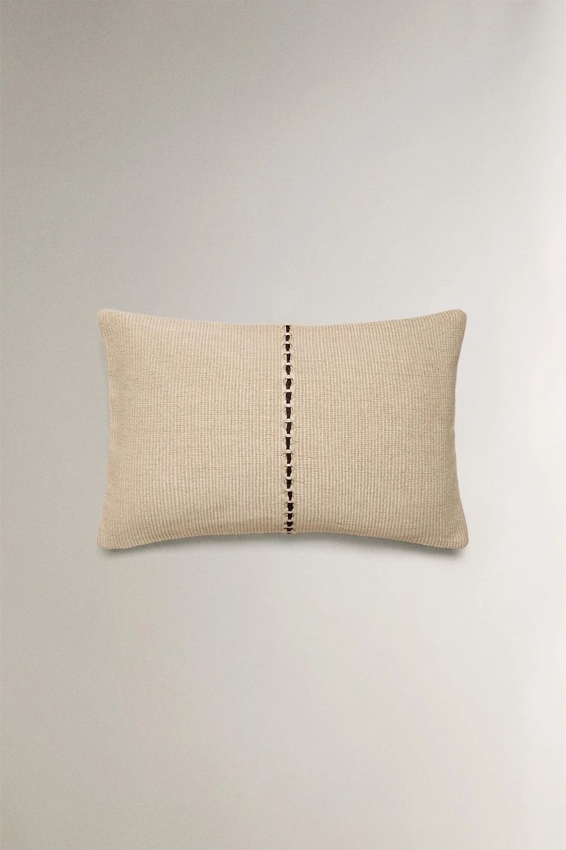 BRAIDED THROW PILLOW COVER