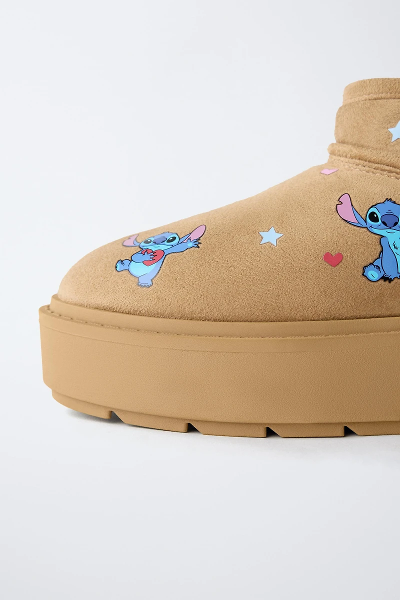 BOTTINES EFFET FOURRURE LILO & STITCH © DISNEY