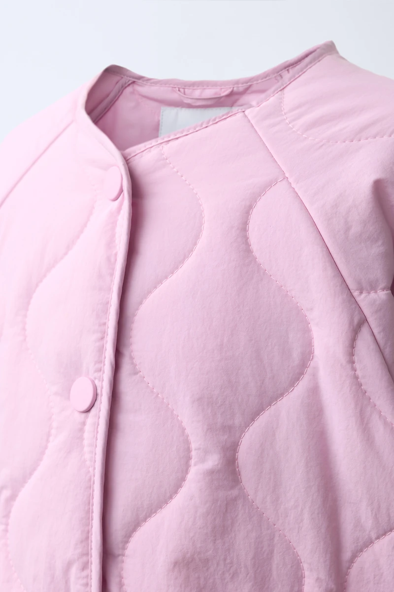 BLOUSON MATELASSÉ CŒURS