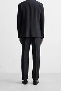 HERRINGBONE SUIT PANTS