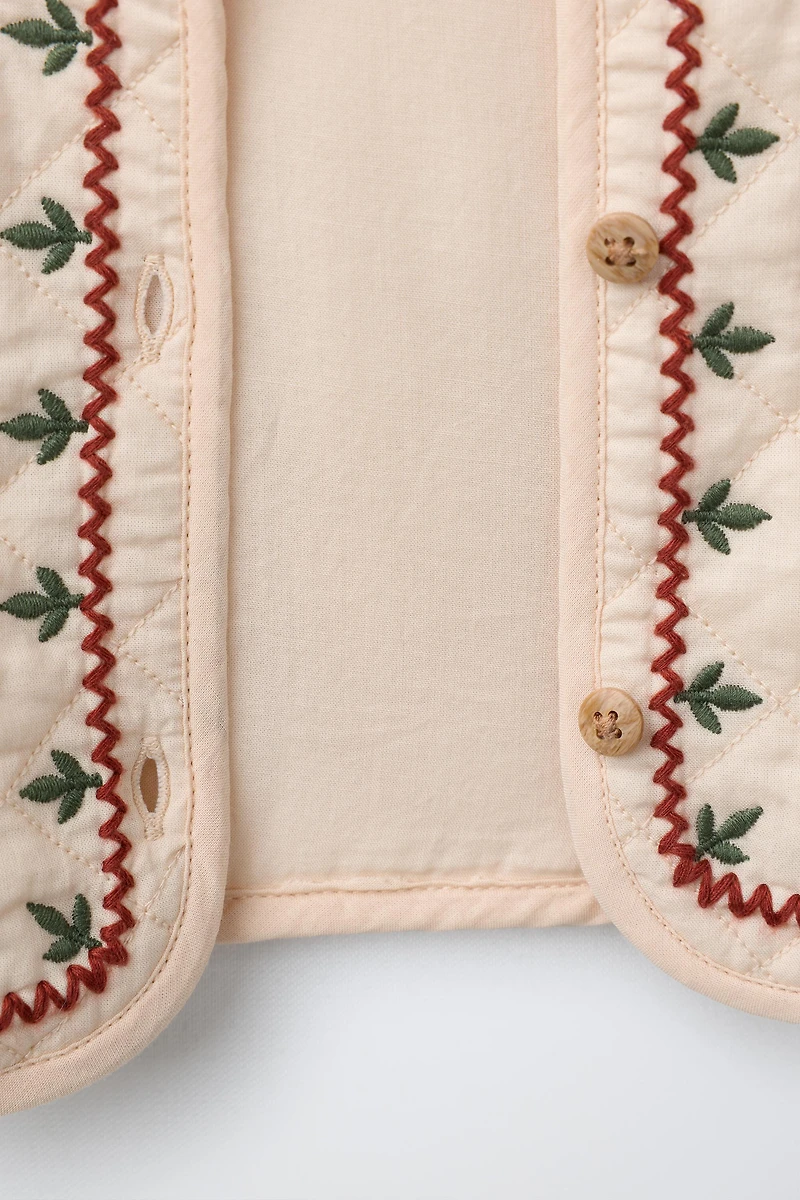 EMBROIDERED PUFFER JACKET