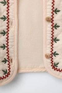 EMBROIDERED PUFFER JACKET