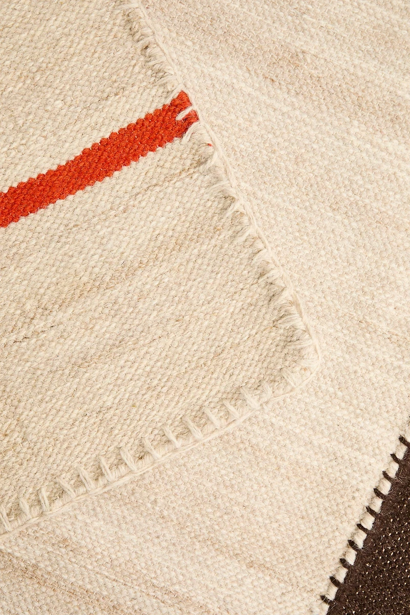 WOOL AREA RUG STITCHING X COLLAGERIE