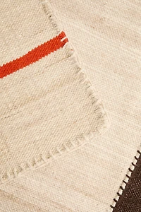 WOOL AREA RUG STITCHING X COLLAGERIE