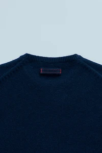 PULL EN MAILLE 100 % LAINE