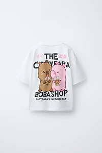 CAPYBARA CAPYFUN © PRINTED T-SHIRT