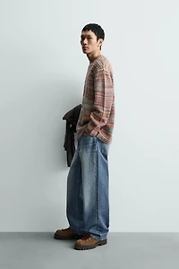 TEXTURED STRIPED JUMPER