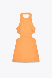 HALTER CUT OUT MINI DRESS