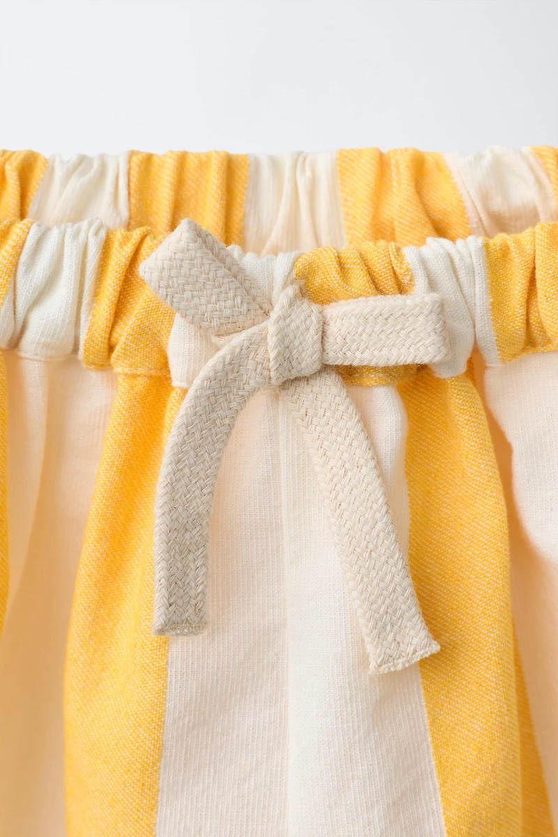 SHORT LARGE À RAYURES CASA LAWA X ZARA KIDS