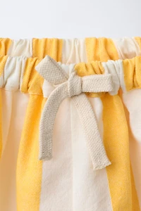 SHORT LARGE À RAYURES CASA LAWA X ZARA KIDS