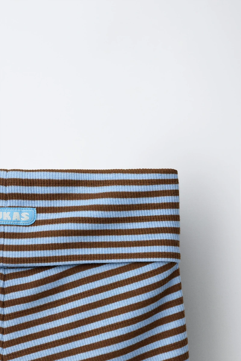 PUKAS SURF STRIPED BIKE SHORTS