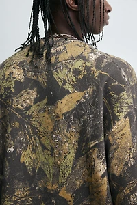 ABSTRACT PRINT SWEATSHIRT