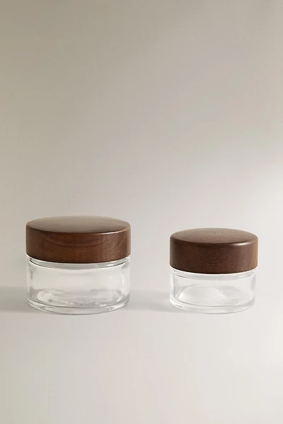 POT EN VERRE ET BOIS