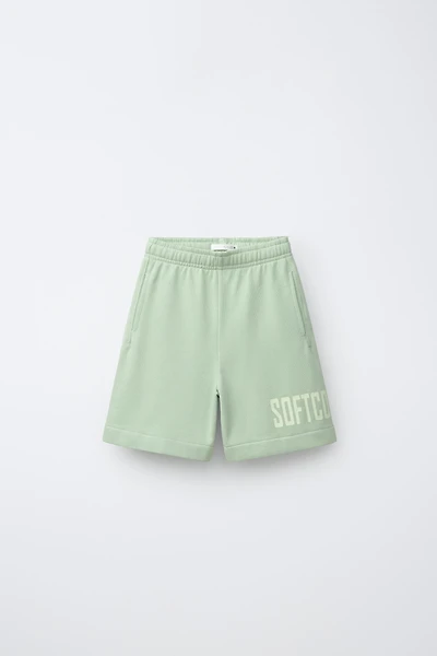 TEXT JOGGING SHORTS