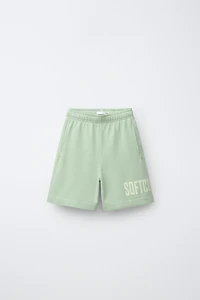 TEXT JOGGING SHORTS