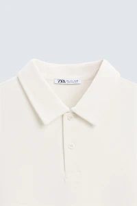 BASIC TEXTURED POLO SHIRT