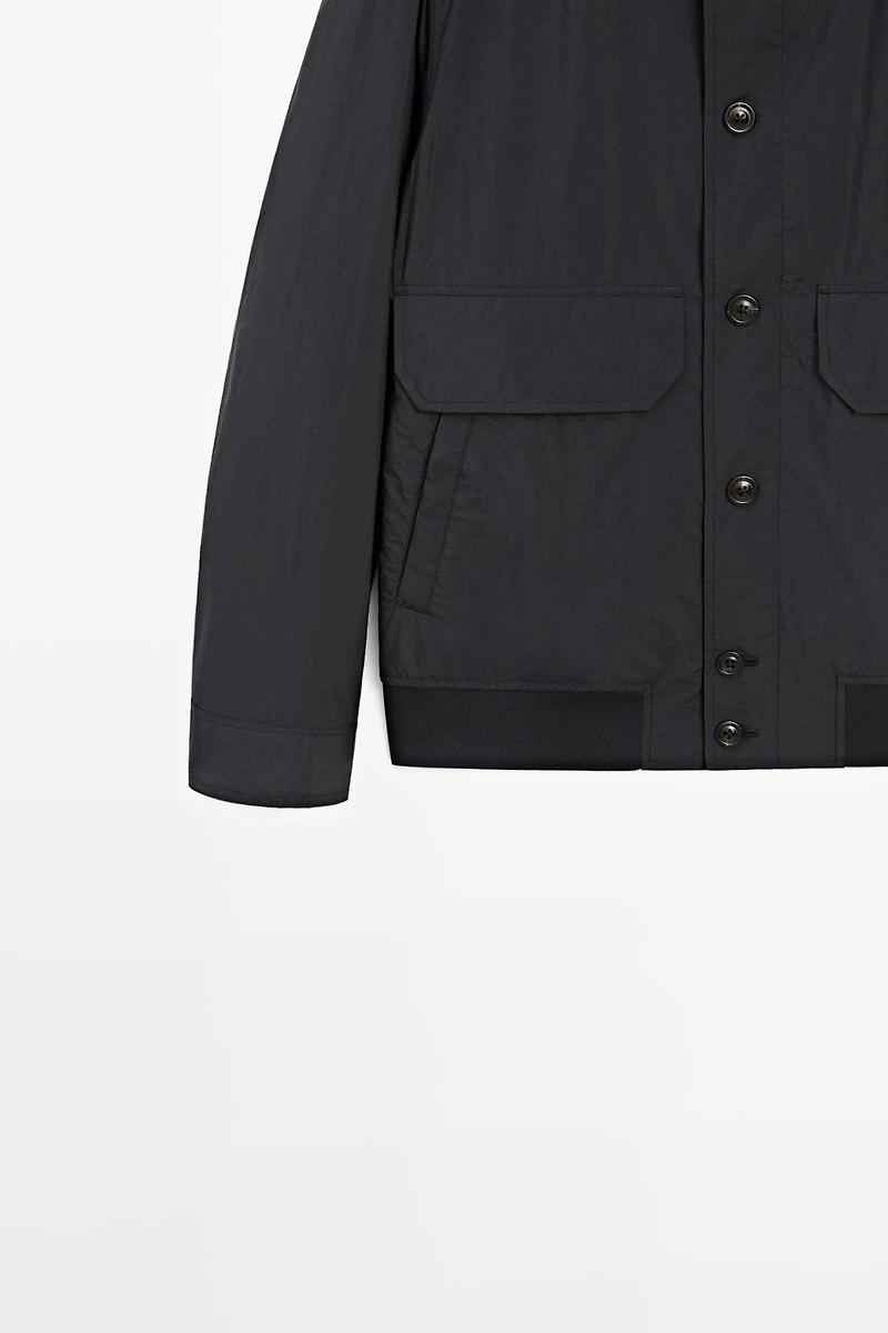 Bomber jacket with pocket details