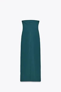 STRAPLESS DRESS