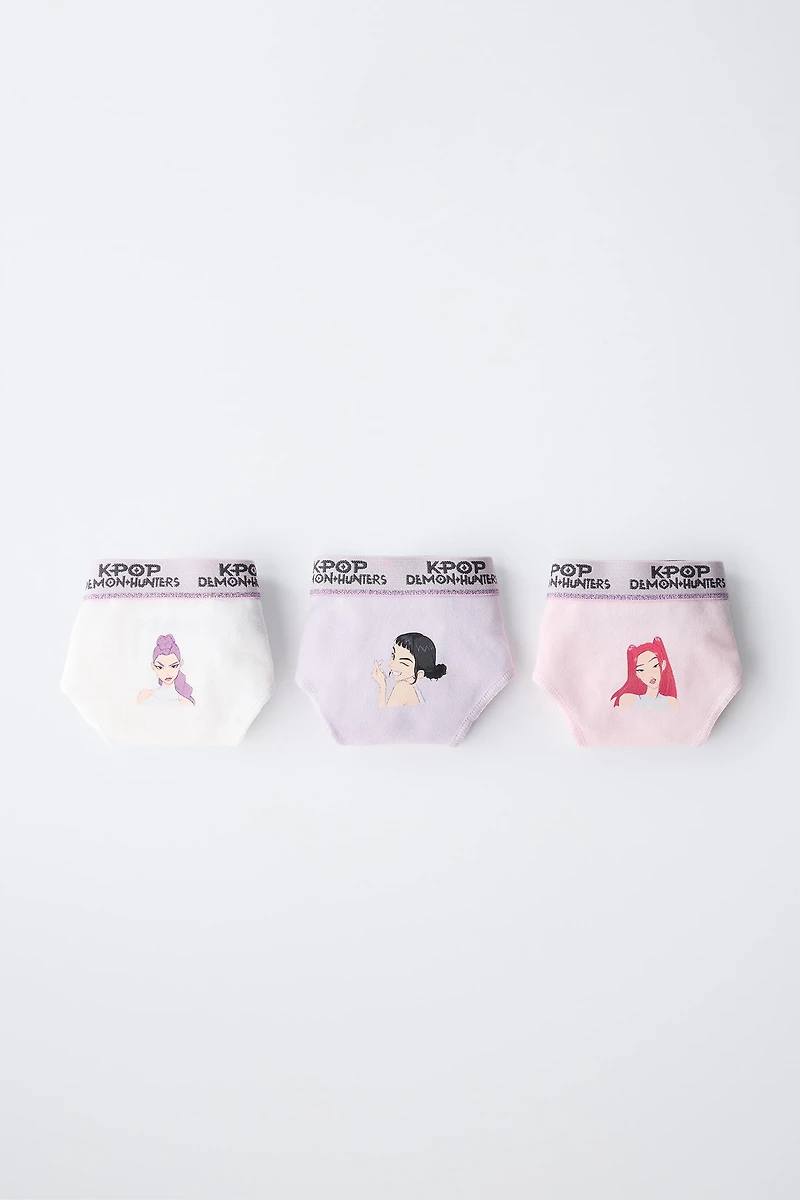 AGES 6-14 / THREE-PACK KPOP DEMON HUNTERS™ NETFLIX © UNDERWEAR